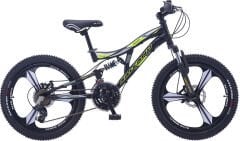 Salcano Nova Monoblok 20 Jant Erkek Çocuk Bisikleti Siyah-Yeşil
