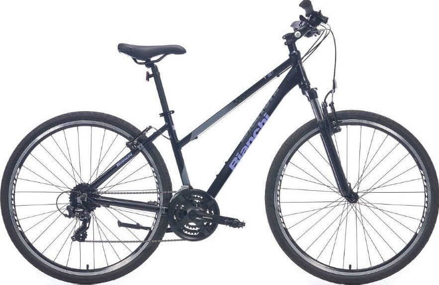 Bianchi T0017fs-L 24 Vites Kadın Şehir Bisikleti Siyah-Lila 38 cm
