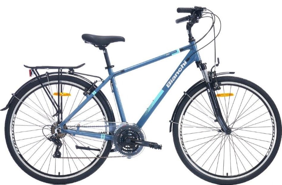 Bianchi T0016 21 Vites Şehir Bisikleti Gri Celeste 49 Cm