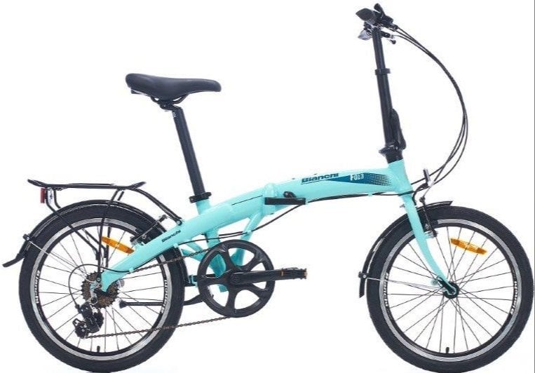 Bianchi F013 Katlanır Bisiklet Siyah-Celeste