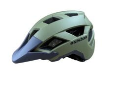 Kask Yetişkin Asistan Mat Yeşil-Mavi Large