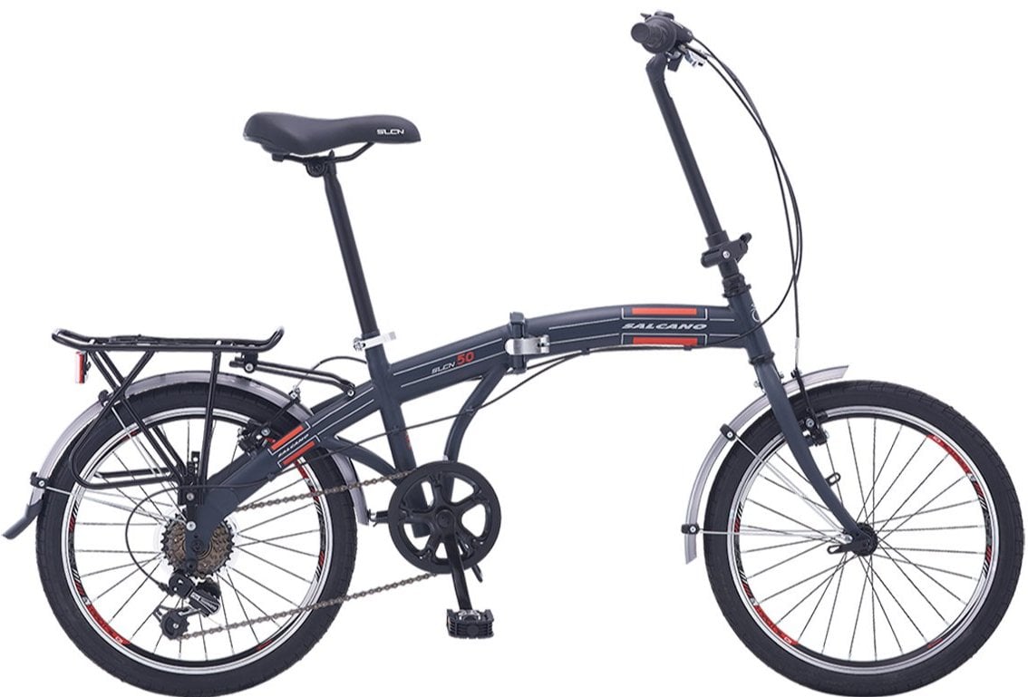 Salcano SLCN50 20 Jant Katlanır Bisiklet Siyah-Kırmızı