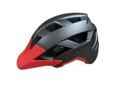 Kask Yetişkin Asistan Titanyum-Kırmızı Large