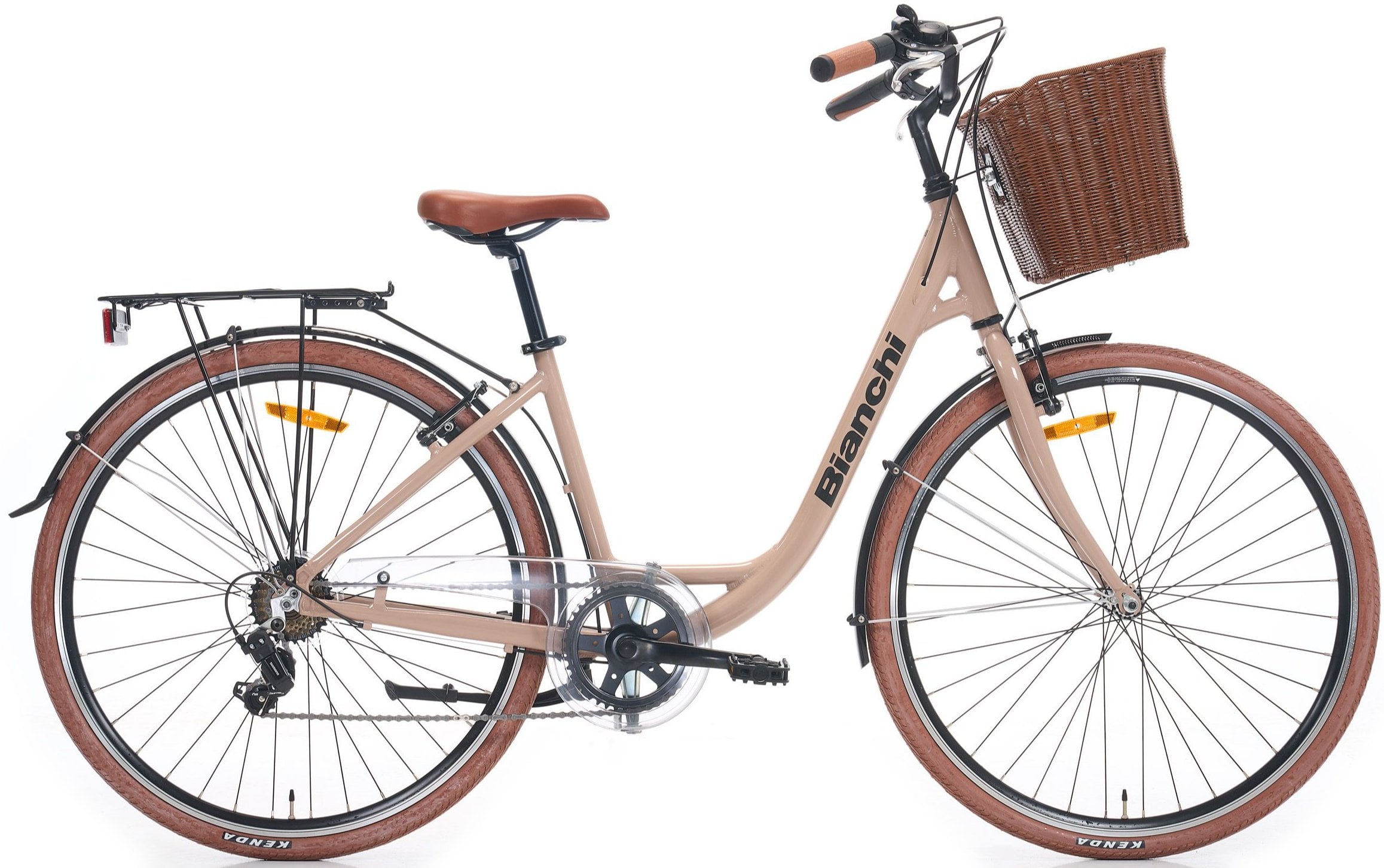 Bianchi C281 7 Vites Şehir Bisikleti Krem-Siyah 38 cm