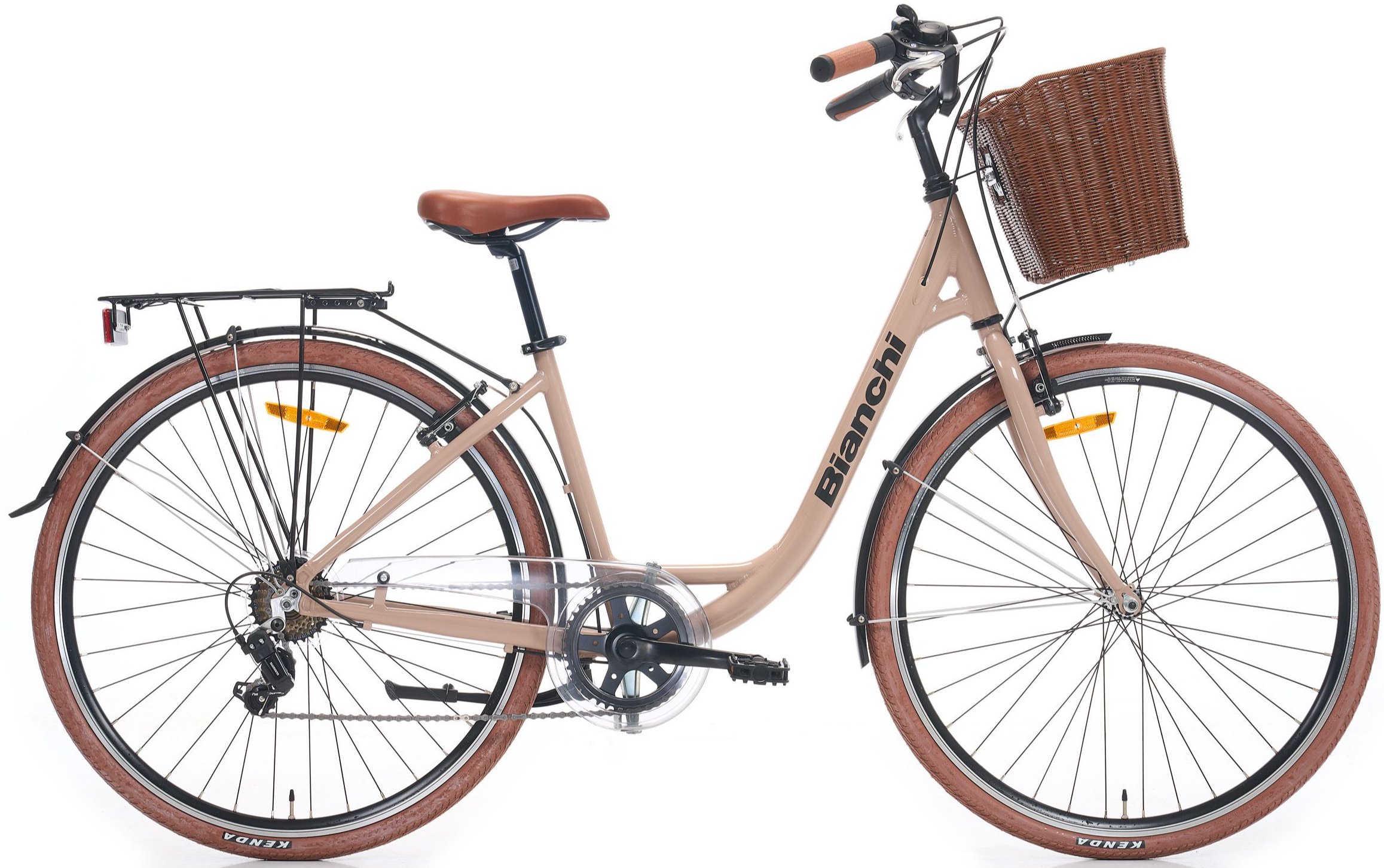 Bianchi C281 7 Vites Şehir Bisikleti Krem-Siyah 38 cm