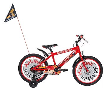 Carraro Monster 20 Jant Erkek Çocuk Bisikleti Kırmızı-Siyah