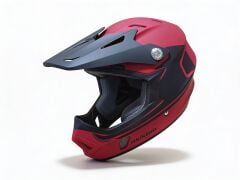 Fullface Kask Yetişkin Asistan Kırmızı XS