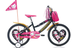 Carraro Moggy 20 Jant Kız Çocuk Bisikleti Siyah-Pembe