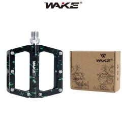 Pedal Wake Alüminyum Rulmanlı Kamuflaj Desenli Siyah-Yeşil
