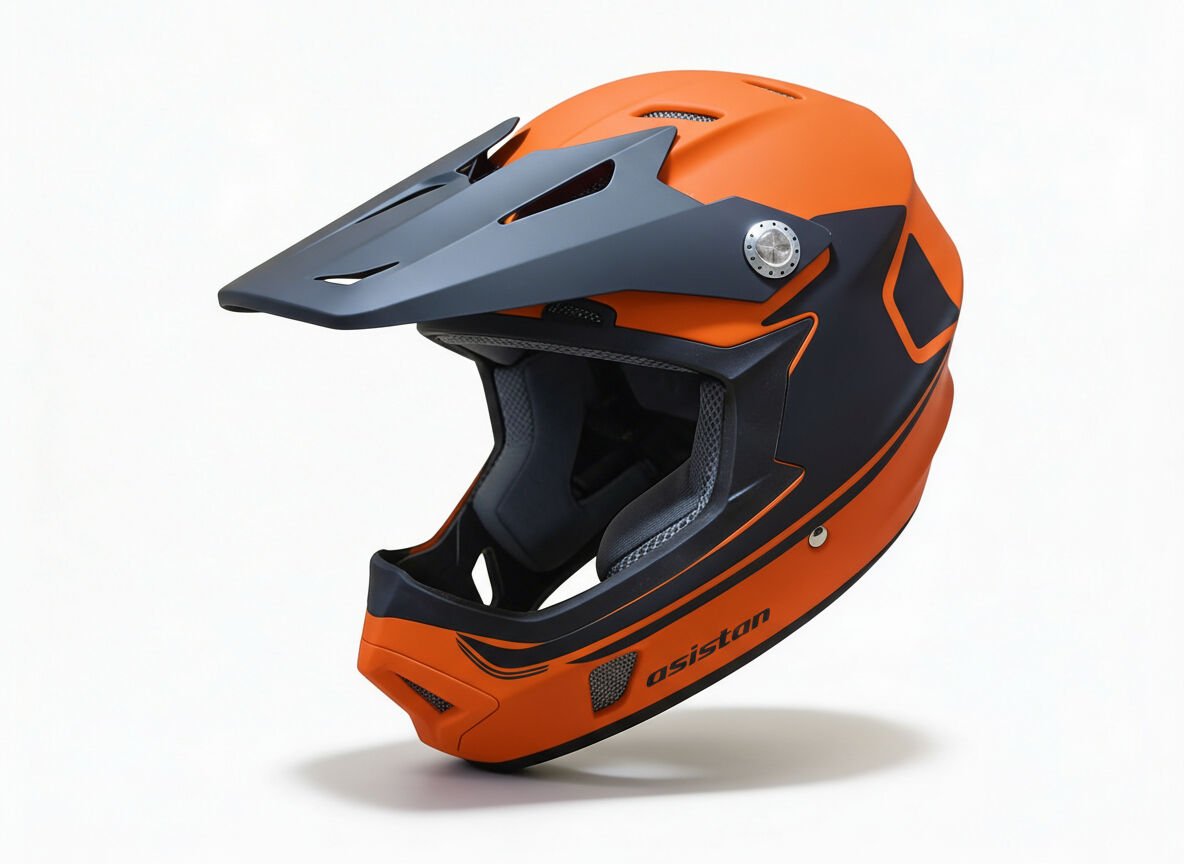 Fullface Kask Yetişkin Asistan Turuncu XS