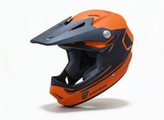 Fullface Kask Yetişkin Asistan Turuncu Medium