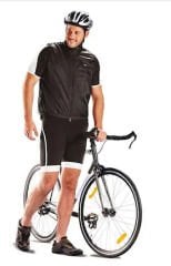 Yelek Reflektörlü Su Geçirmez Siyah Crane