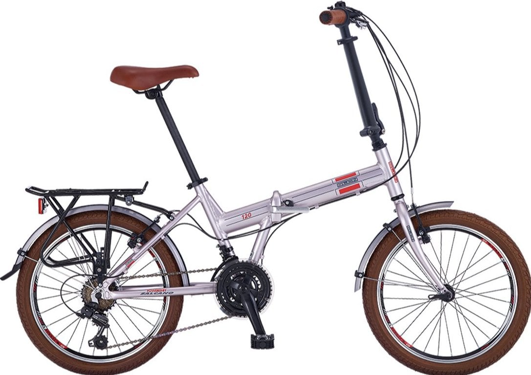 Salcano SLCN120 V Fren 20 Jant Katlanır Bisiklet Siyah-Turuncu