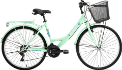 Bisan Lotus 24 Jant Şehir Bisikleti Mint Yeşil 44 cm