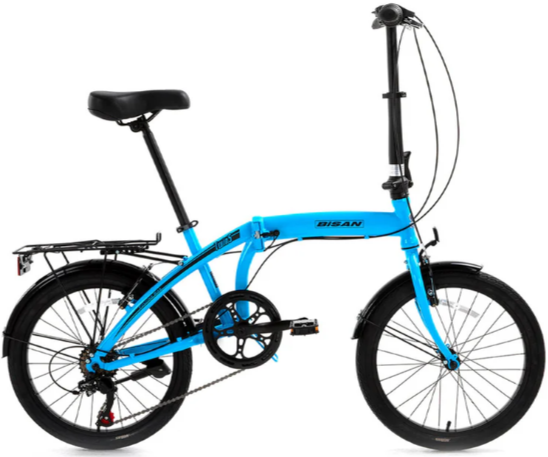 Bisan Twin S Katlanır Bisiklet Mavi