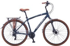 Salcano Sarajevo Hidrolik Disk 28 Jant Şehir Bisikleti Mat Petrol-Beyaz 48 cm