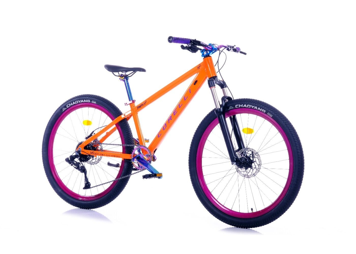 Corelli Jump Up 24 Jant Dirt Jump Bisiklet Turuncu-Mor-Siyah