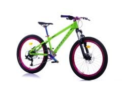 Corelli Jump Up 24 Jant Dirt Jump Bisiklet Yeşil-Mor-Siyah
