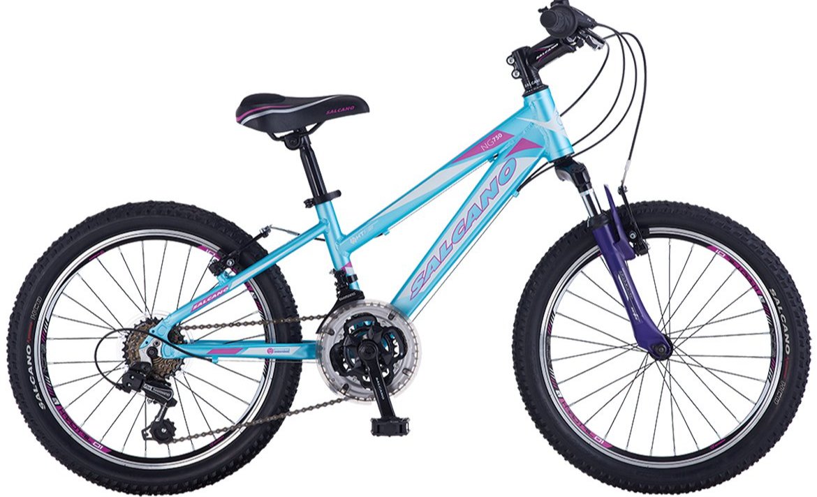 Salcano NG750 Girl 20 Jant Kız Çocuk Bisikleti Turkuaz-Mor