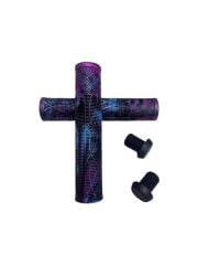 Elcik Uzun BMX Mor-Siyah-Turkuaz