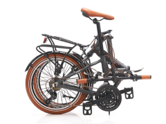 Carraro Flexi 121 V Fren Katlanır Bisiklet Andrasit-Bakır