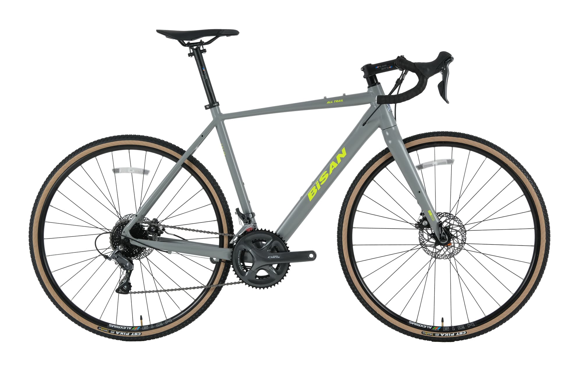 Bisan All Trail Eco Claris Gravel Parlak Gri/Siyah 50 cm