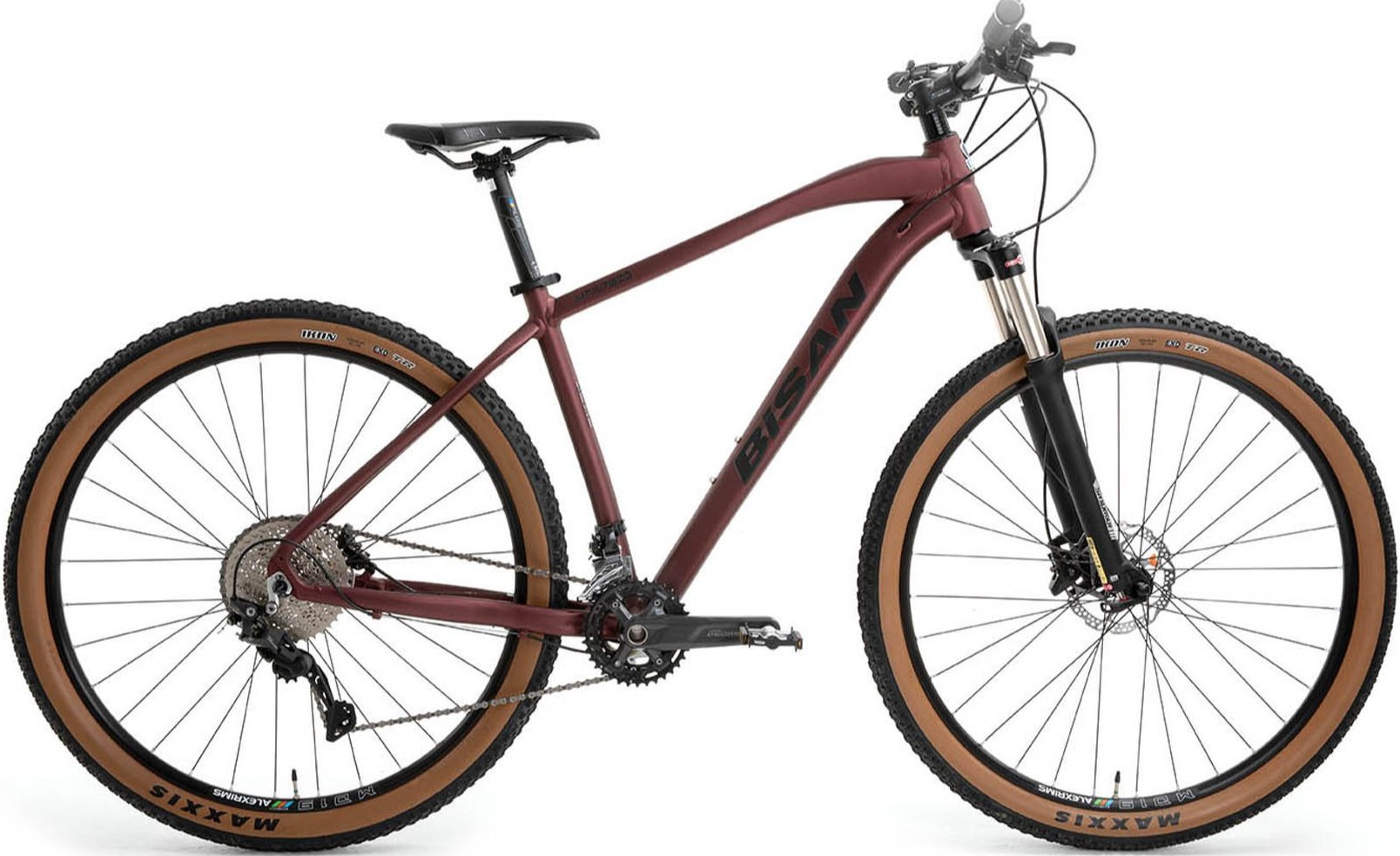 Bisan MTX 7600 27.5 Jant Dağ Bisikleti Bordo-Siyah 43 cm