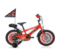 Carraro Monster 16 Jant Erkek Çocuk Bisikleti Kırmızı-Siyah