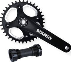 Aynakol Tek Yaprak 34T 170 mm Hollowtech Göbek Sunrun