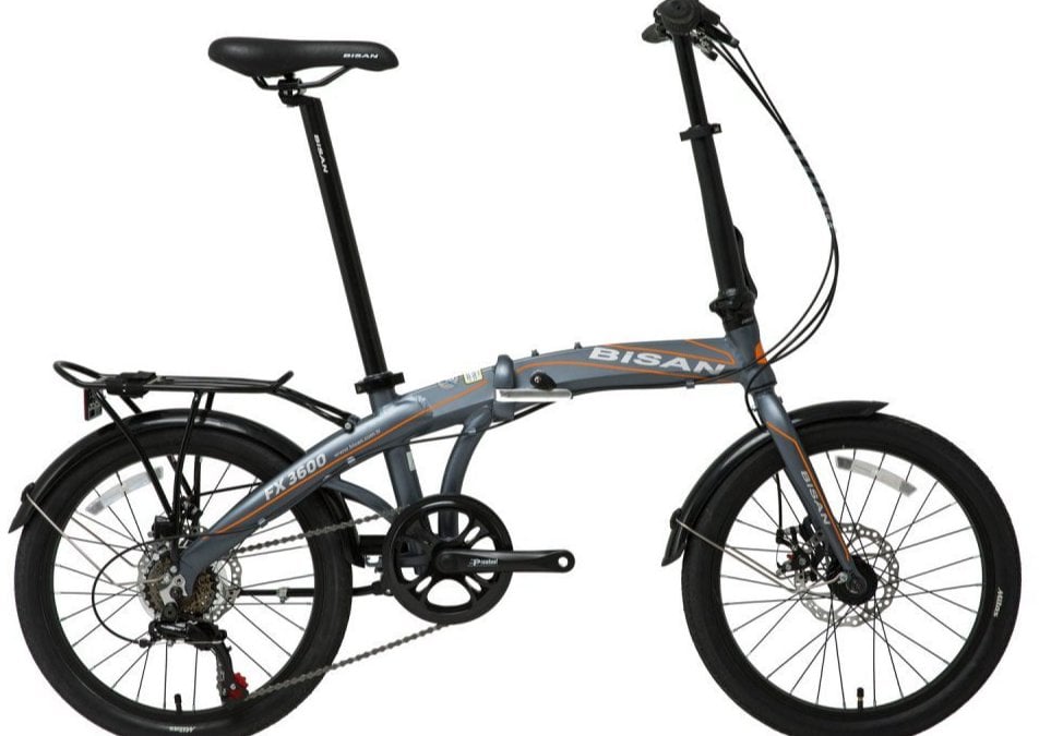Bisan Fx3600 Altus Katlanır Bisiklet Gri-Turuncu