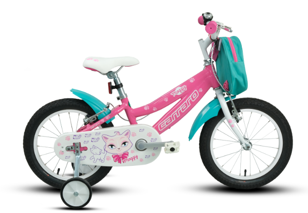 Carraro Moggy 16 Jant Kız Çocuk Bisikleti Siyah-Altın Sarı