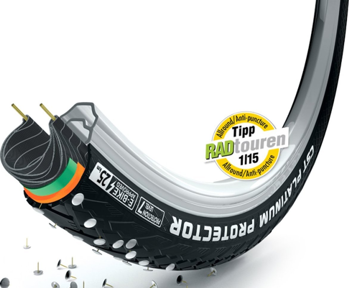 Dış Lastik 700X38C C1920 PLATINUM PROTECTOR Zırhlı CST