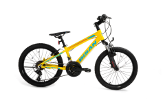 Bisan Kdx2600 20 Jant Çocuk Bisikleti Siyah Sarı Pembe