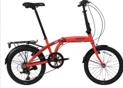 Bisan Twin S Katlanır Bisiklet Kırmızı