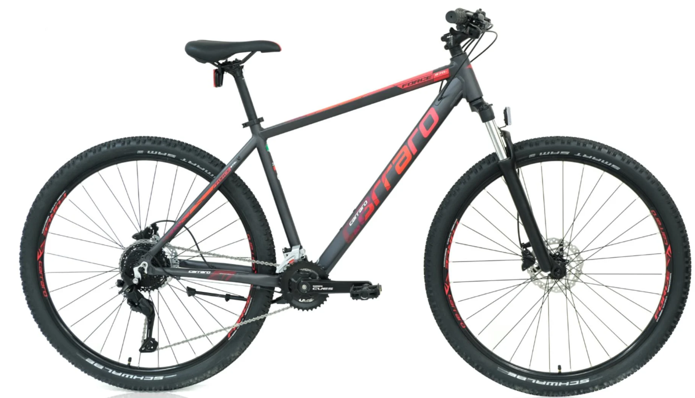 Carraro Force 970 Hidrolik Fren 18 Vites 29 Jant Dağ Bisikleti Antrasit-Kırmızı 44 cm