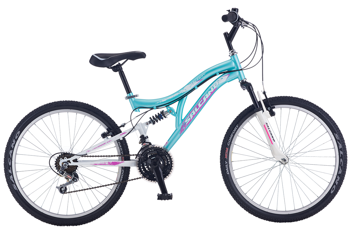 Salcano Helen 24 Jant Dağ Bisikleti Turkuaz-Pembe