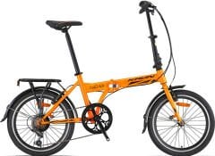 Kron Fold 4.0 20 Jant Katlanır Bisiklet Turuncu-Siyah
