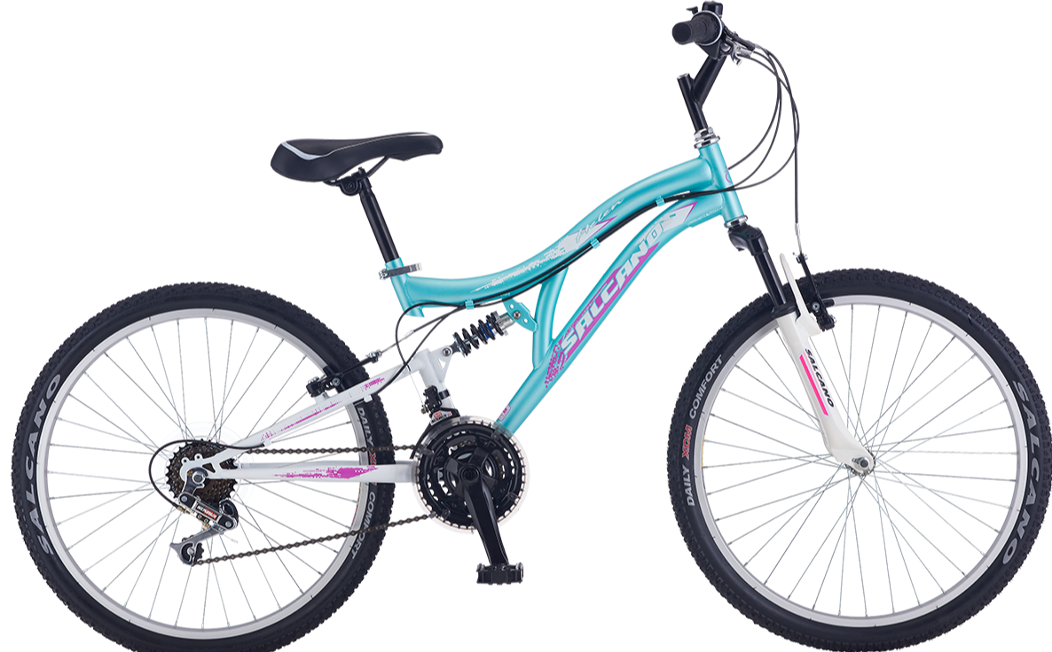 Salcano Helen 24 Jant Dağ Bisikleti Mint Yeşil-Pembe