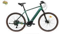 Carraro E-Sportive X Pro 10-V Di2 Automatic 28 Jant Elektrikli Şehir Bisikleti Yeşil Turkuaz Mor-Turuncu-Gümüş 48 cm