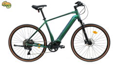 Carraro E-Sportive X Pro 28 Jant Elektrikli Şehir Bisikleti Yeşil Turkuaz Mor-Turuncu-Gümüş  56cm