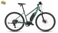 Carraro E-Sportive 6.7 9 Vites 28 Jant Şehir Bisikleti 48cm Mat Mavi Yeşil Mor-Siyah-Beyaz