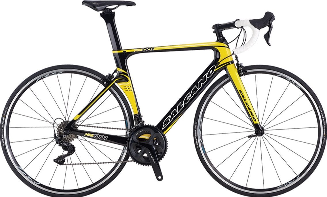 Salcano XRS001 Uci 105 Karbon Yarış Bisikleti Siyah-Yeşil