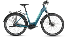 Carraro E-Flow X 27.5 Jant Elektrikli Şehir Bisikleti 44cm Gece Yeşili Turkuaz-Su Yeşili