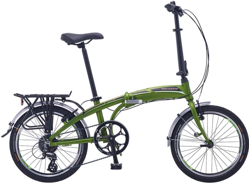 Salcano SLCN400 V Fren 24 Jant Katlanır Bisiklet Siyah-Turkuaz-Gri