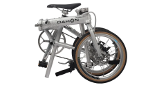 Dahon Mini 349 D9 Mini Gümüş Gri 16 Jant Katlanır Bisiklet