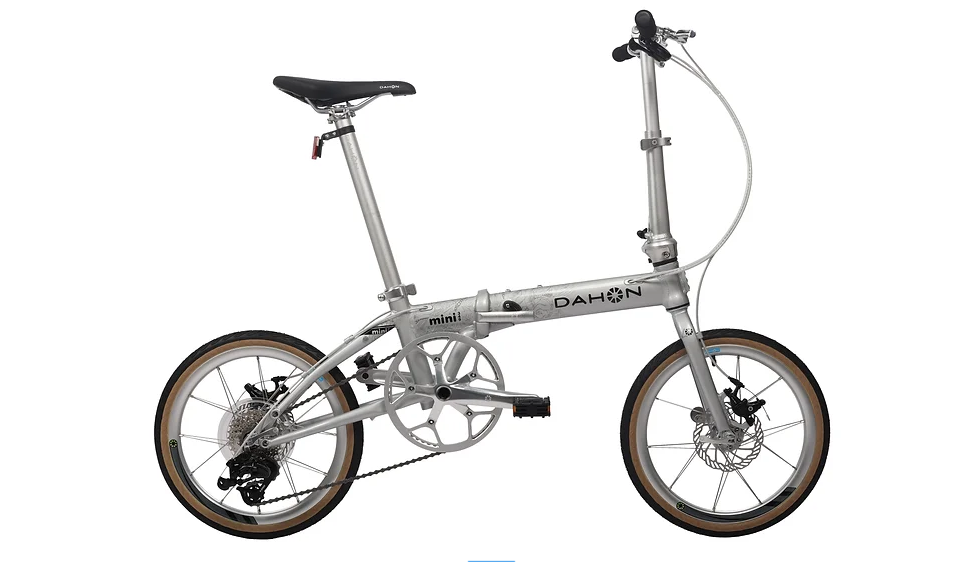 Dahon Mini 349 D9 Mini Gümüş Gri 16 Jant Katlanır Bisiklet
