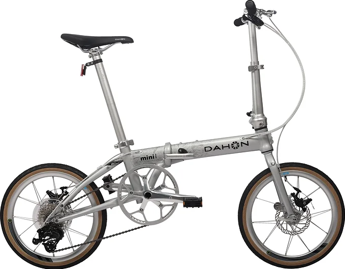 Dahon Mini 349 D9 Mini Gümüş Gri 16 Jant Katlanır Bisiklet