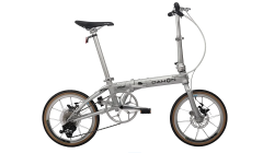 Dahon Mini 349 D9 Mini Gümüş Gri 16 Jant Katlanır Bisiklet