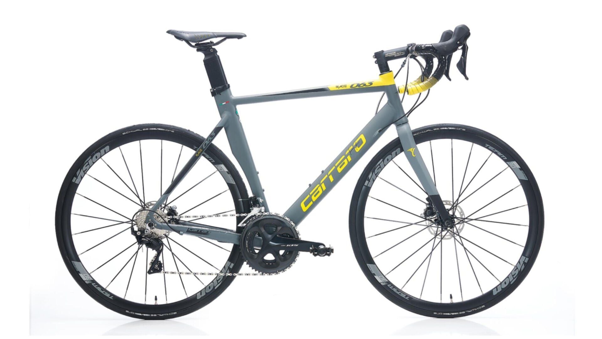 Carraro Race 063D Aero 22Vites 28 Jant Yol Bisikleti 54cm Siyah-Sarı