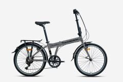Kron FD 750 24 Jant Katlanır Bisiklet Nardo Gri-Siyah
